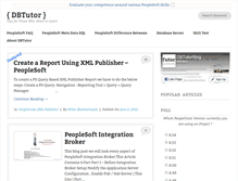 Tablet Screenshot of dbtutor.com